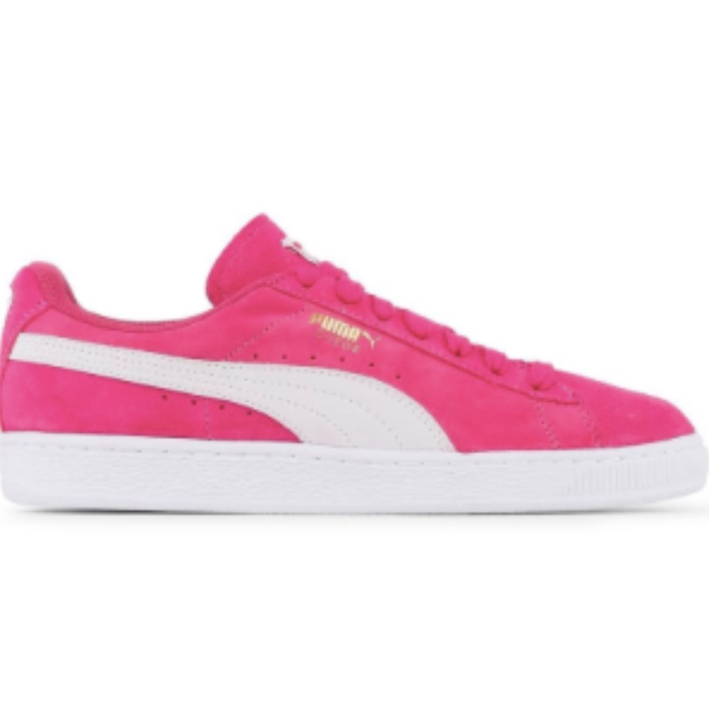 PUMA Hot Pink Suede Sneaker